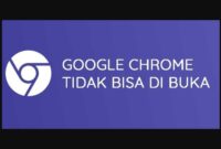 Cara Mengatasi Google Chrome Tidak Bisa Dibuka Atau Eror