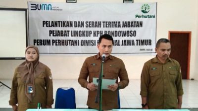 ADM Perum Perhutani KPH Bondowoso Lantik 7 Pejabat Baru