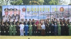 Dandim 0833 Hadiri Upacara HUT Ke 80 TNI di Lapangan Rampal